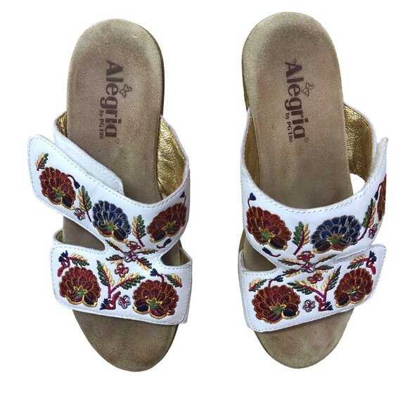 Alegria by PG Lite Womens Shoes Sandals Size 39 US 8.5 Slip-On Summer READ NOTE - Picture 15 of 15